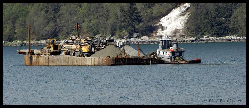 Lutak-TugnBarge_.jpg - Working tug relocating a construction barge in the Lutak Inlet