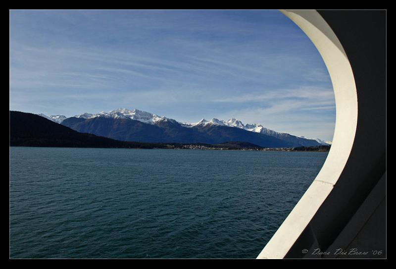 haines-framed_0026.jpg - View of Haines, Alaska from the Alaskan Ferry MV Kennicott